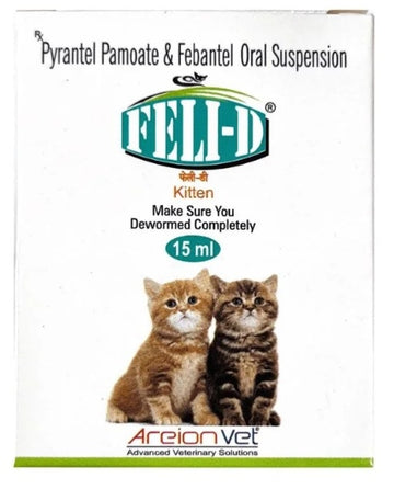 Areion Vet - Feli-D Kitten - Deworming Oral Suspension For Kittens